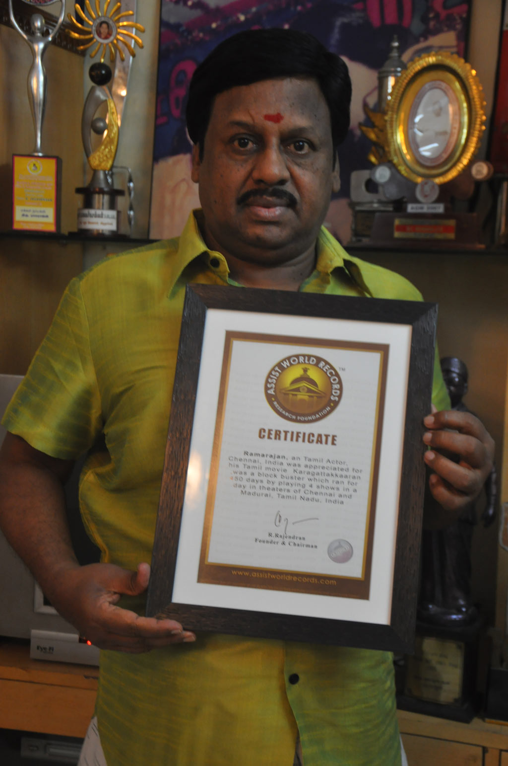 Lifetime Achievement Award for Ramarajan